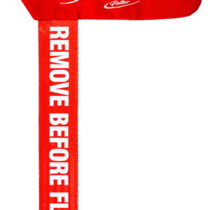 Pitot cover with Belmont Logo